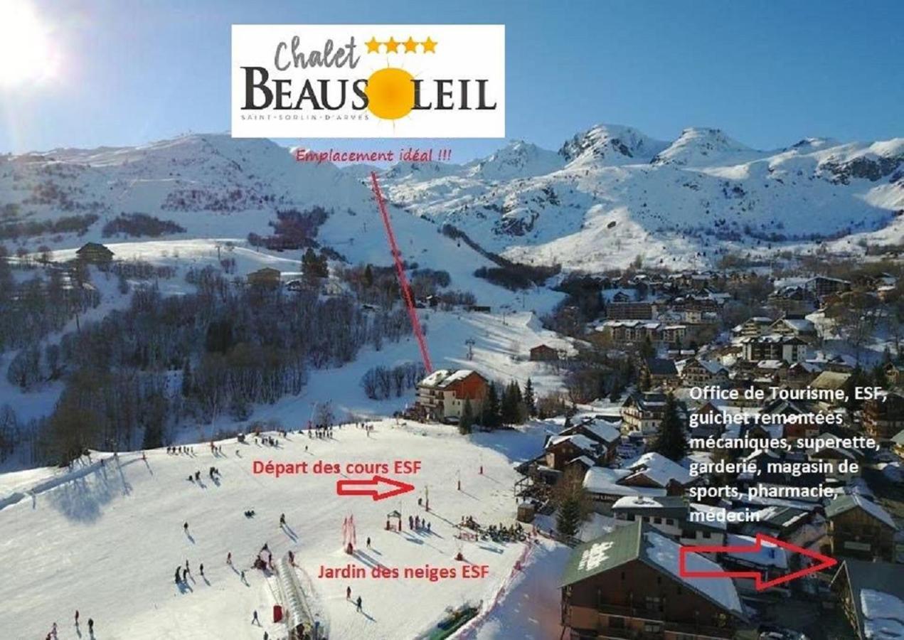 Chalet Beausoleil 4 Etoiles - Prestige - Au Pied Du Col De La Croix De Fer Saint-Sorlin-dʼArves Buitenkant foto